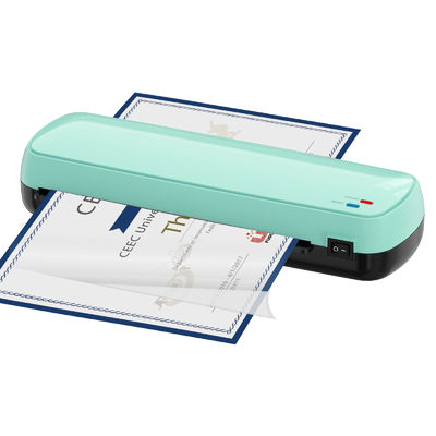 80-100mic หนากระเป๋า A4 laminator สําหรับเอกสารกระดาษภาพ laminating LM2001