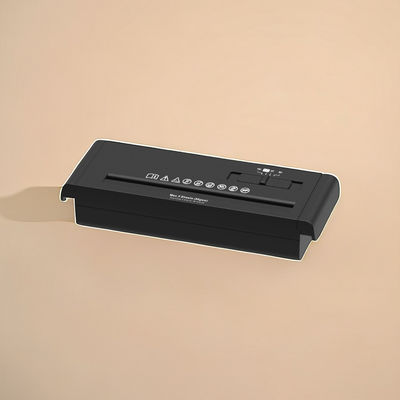 ความเร็วอย่างรวดเร็ว 297x112x588 มิลลิเมตร Desktop Strip Cut Paper Shredder สําหรับการฉีกไว
