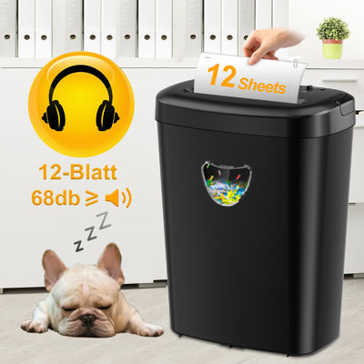 เครื่องบดกระดาษสํานักงาน CD228P-12 เครื่องบดกระเป๋า 25L สําหรับกระดาษบัตรเครดิต