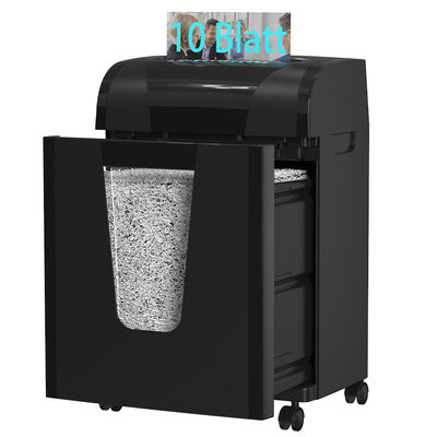 C261P 10 Sheets Micro Cut Office Home Paper Shredder เครื่องฉีกกระดาษด้วยถัง 20 ลิตร