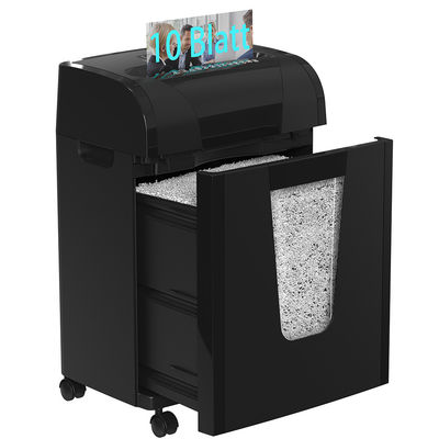 C261P เอกสาร เครื่องบดกระดาษไฟฟ้า เครื่องสํานักงาน 20L บัตรเครดิต 10 แผ่น A4 Shredder