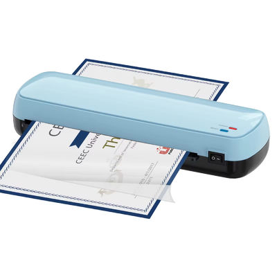 ร้อนเร็ว 2 รอลเลอร์ โต๊ะเครื่อง laminator เครื่อง laminating กระดาษ A4 250 มม / นาที