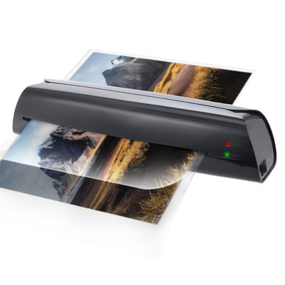 สีดํา A4 Laminator สําหรับภาพ LM2008 เอกสารกระดาษเมนู