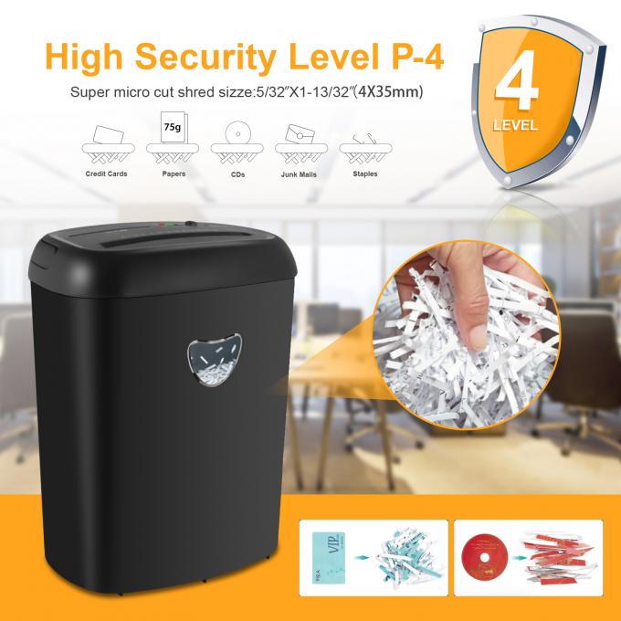 12 แผ่น CD228P เครื่องบดกระดาษหนักสําหรับสํานักงานที่บ้านที่มีถังขยะ 25L 2