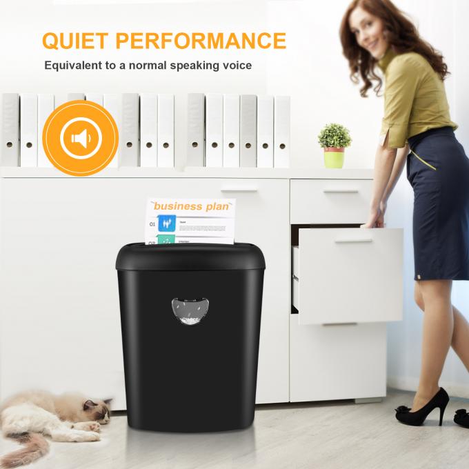 12 แผ่น CD228P เครื่องบดกระดาษหนักสําหรับสํานักงานที่บ้านที่มีถังขยะ 25L 5