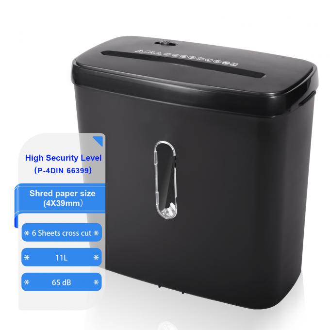 มินิออฟฟิศที่บ้านตัด 6 ใบ A4 กระดาษ Shredder กับ 11L กระเป๋า C502P 0
