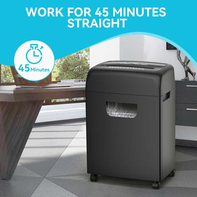 C281P เครื่องฉีกเอกสารกระดาษบัตรเครดิต เครื่องฉีกกระดาษ 20L 18 แผ่น 2