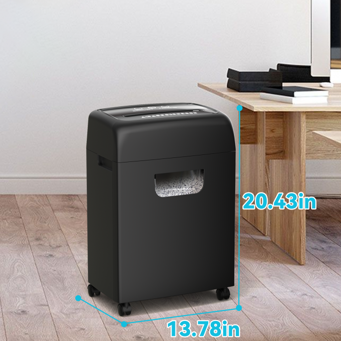 C281P เครื่องฉีกเอกสารกระดาษบัตรเครดิต เครื่องฉีกกระดาษ 20L 18 แผ่น 5