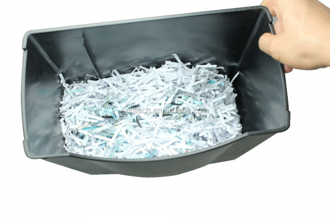 ตัดข้าม 14L ทําลายเอกสารบัตรเครดิต 5 แผ่นกระดาษ เครื่องบดกระดาษ C506P 3